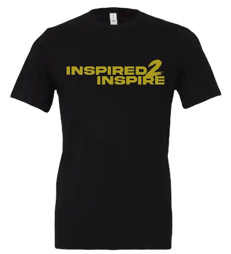 Black/Gold Inspired 2 Inspire T-shirt