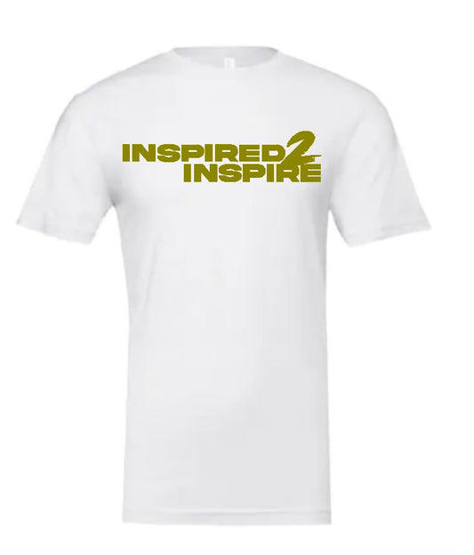 White/Gold Inspired 2 Inspire T-shirt