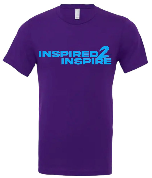 Purple/Turquoise Inspired to Inspired Tshirt