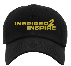 Black/Gold Inspired 2 Inspire Dad Hat
